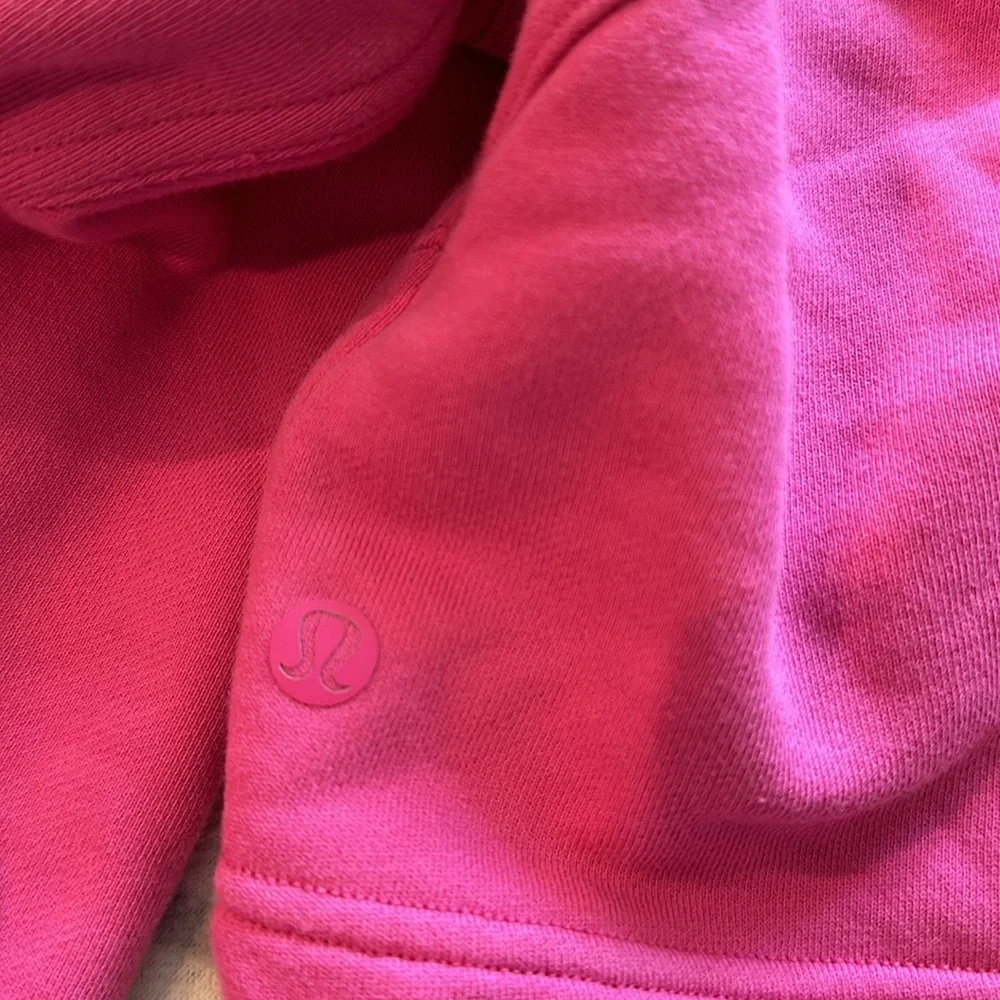 Lululemon All Yours Cropped Hoodie Sonic Pink